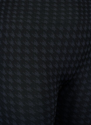  Bezszwowe legginsy w pepitke, Black w. Dark Grey, Packshot image number 2