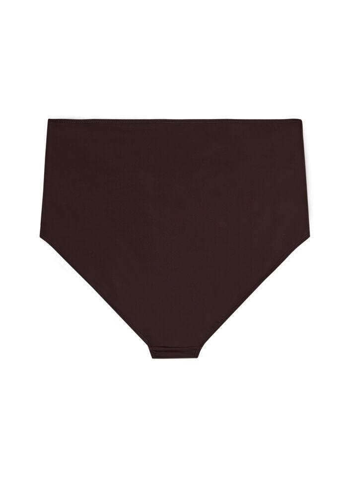 D&oacute;l bikini z wysokim stanem, Brązowy, Packshot image number 1