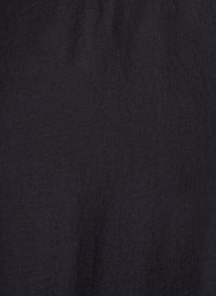 Wiskozowa bluzka z dlugim rekawem, Czarne, Packshot image number 2