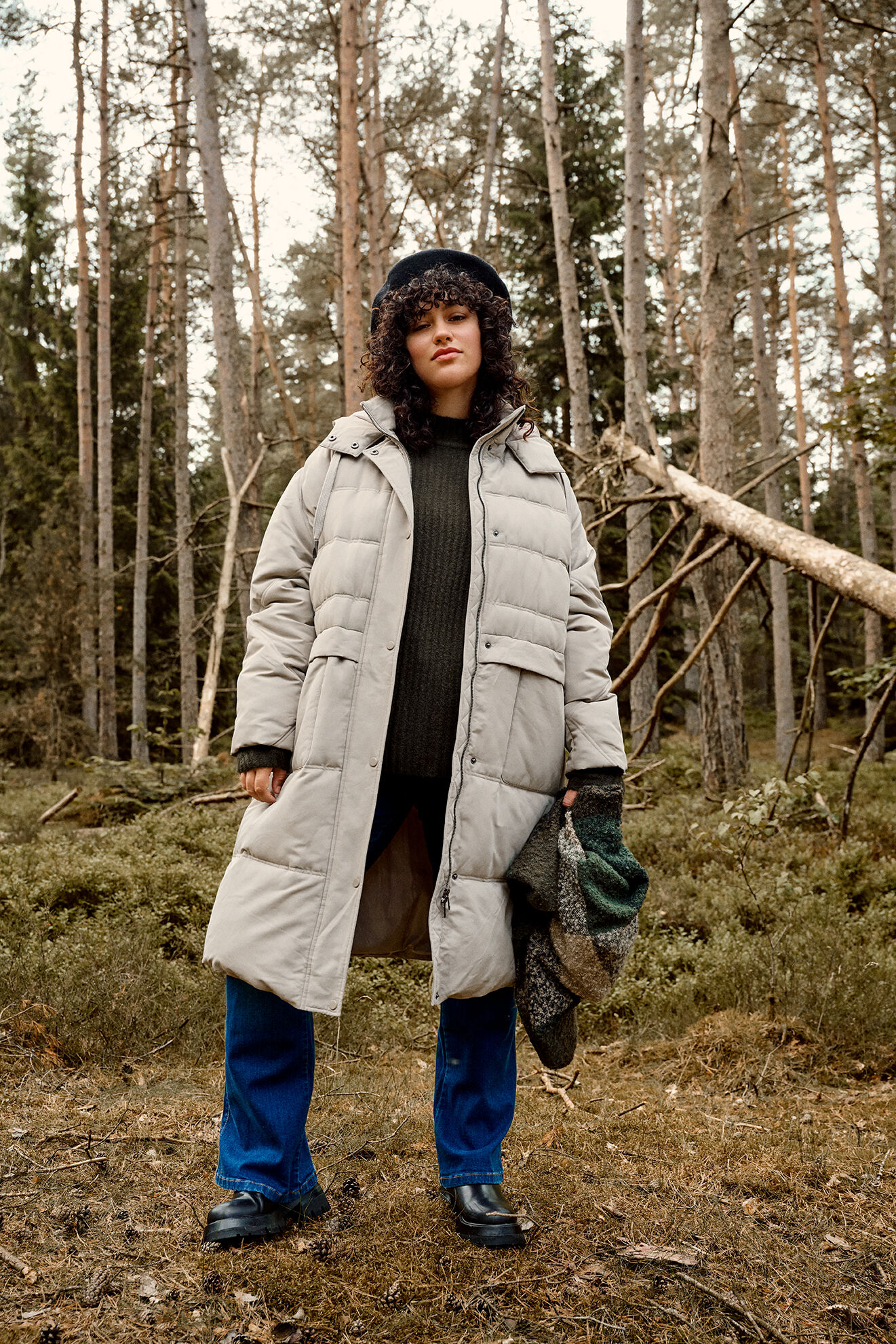 Zizzi Długa kurtka puchowa, , Model