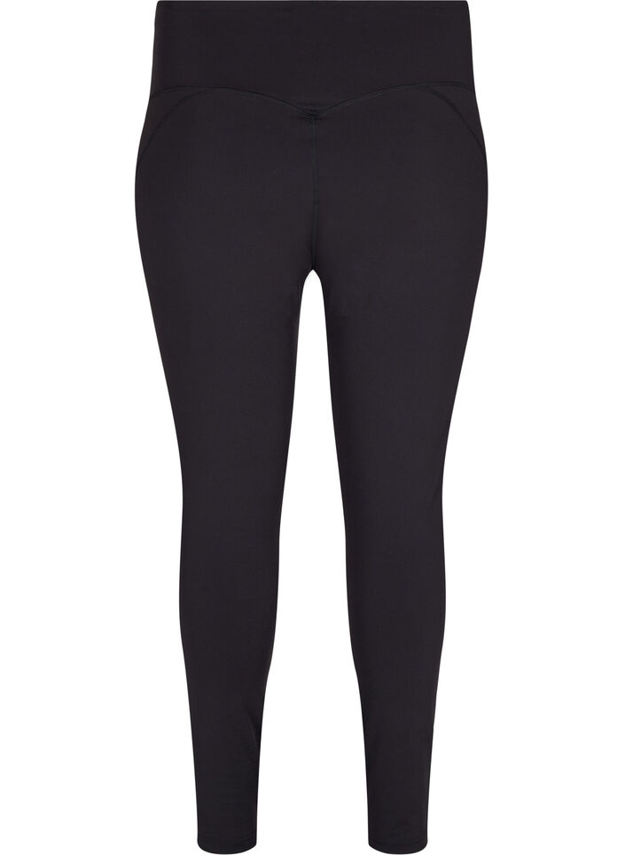 CORE, V-SHAPE DEFINE TIGHTS - Krótkie legginsy treningowe, Black, Packshot image number 1