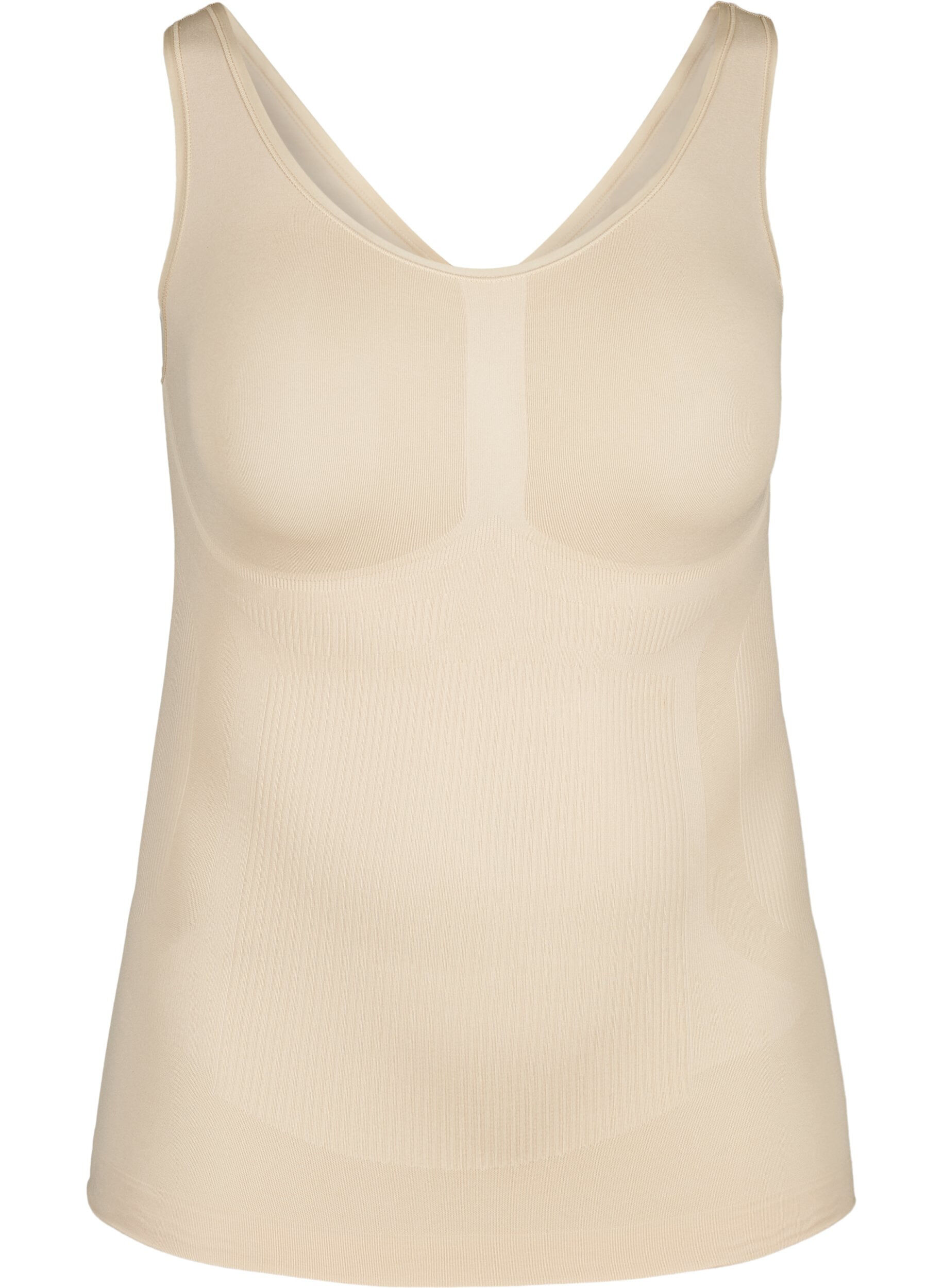 ZizziTop modelujacy z szerokimi ramiaczkami, Beżowy, Packshot image number 0