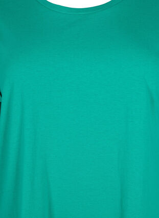 Koszulka z krótkimi rekawami wykonana z mieszanki bawelny, Emerald Green, Packshot image number 2