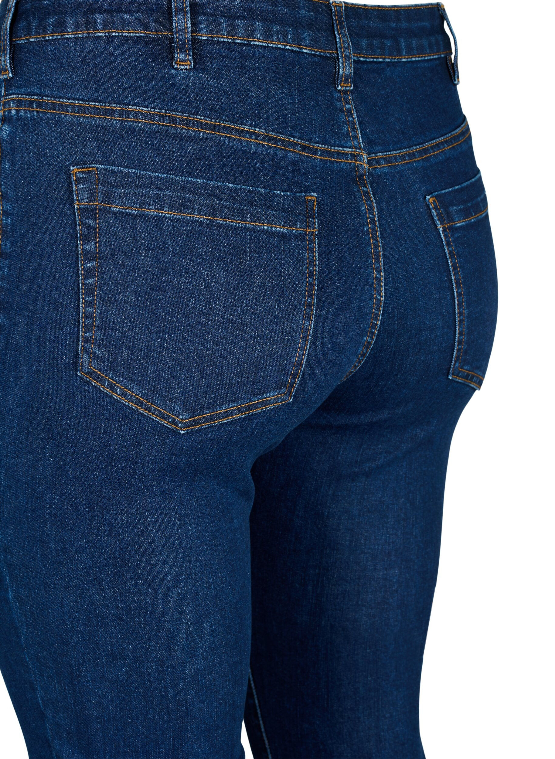 ZizziJeansy Amy o bardzo obcislym kroju z wysokim stanem, Niebieskie, Packshot image number 3