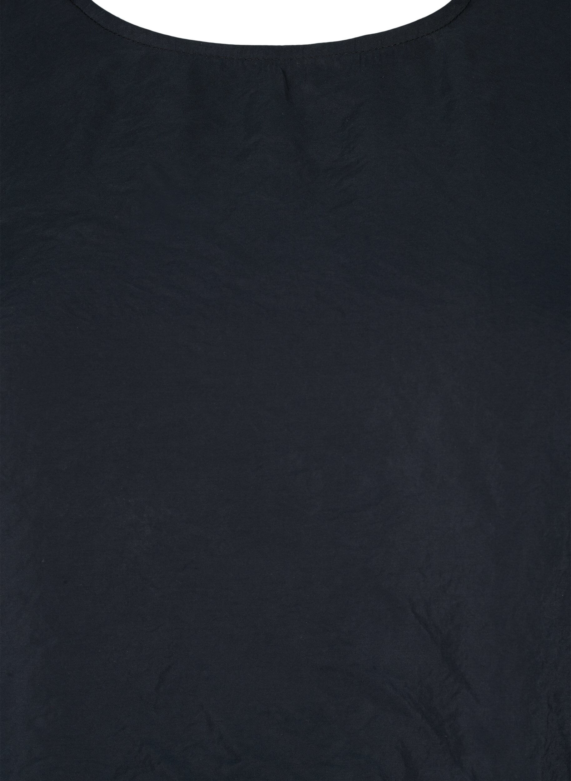 Zizzi Bluzka z modalu TENCEL&trade; z haftowanymi detalami, Black, Packshot image number 2