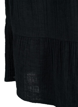 Sukienka z krótkim rekawem wykonana w 100 % z bawelny, Black, Packshot image number 3