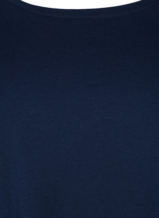 Podstawowa bawelniana bluzka (2-pack), Navy B/Blush, Packshot image number 2