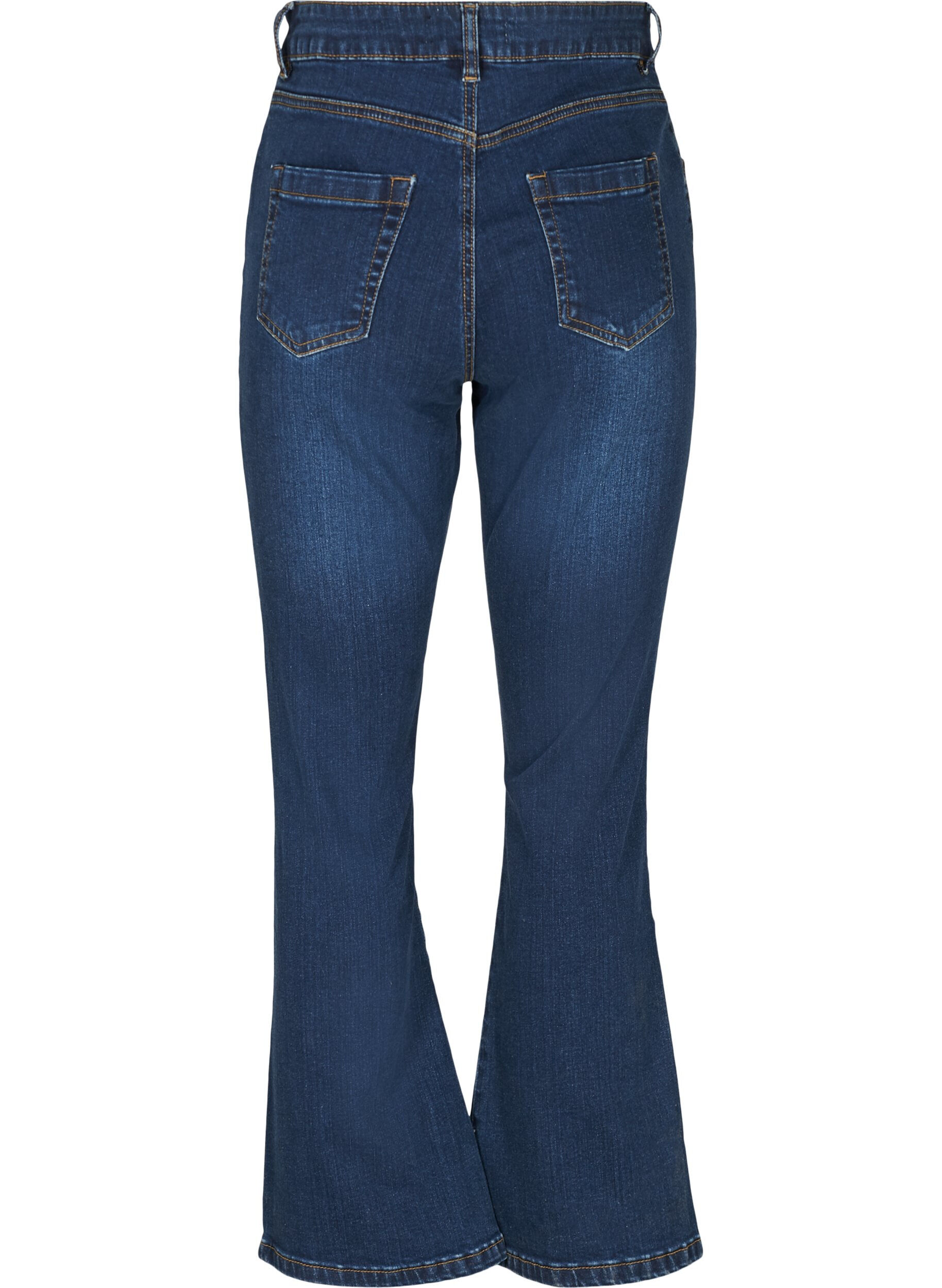 Zizzi  Jeansy typu bootcut Ellen z wysokim stanem, Niebieskie, Packshot image number 1