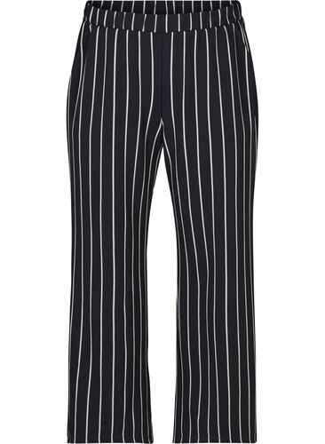 Luzne spodnie z kieszeniami, Night Sky w. stripes , Packshot image number 0