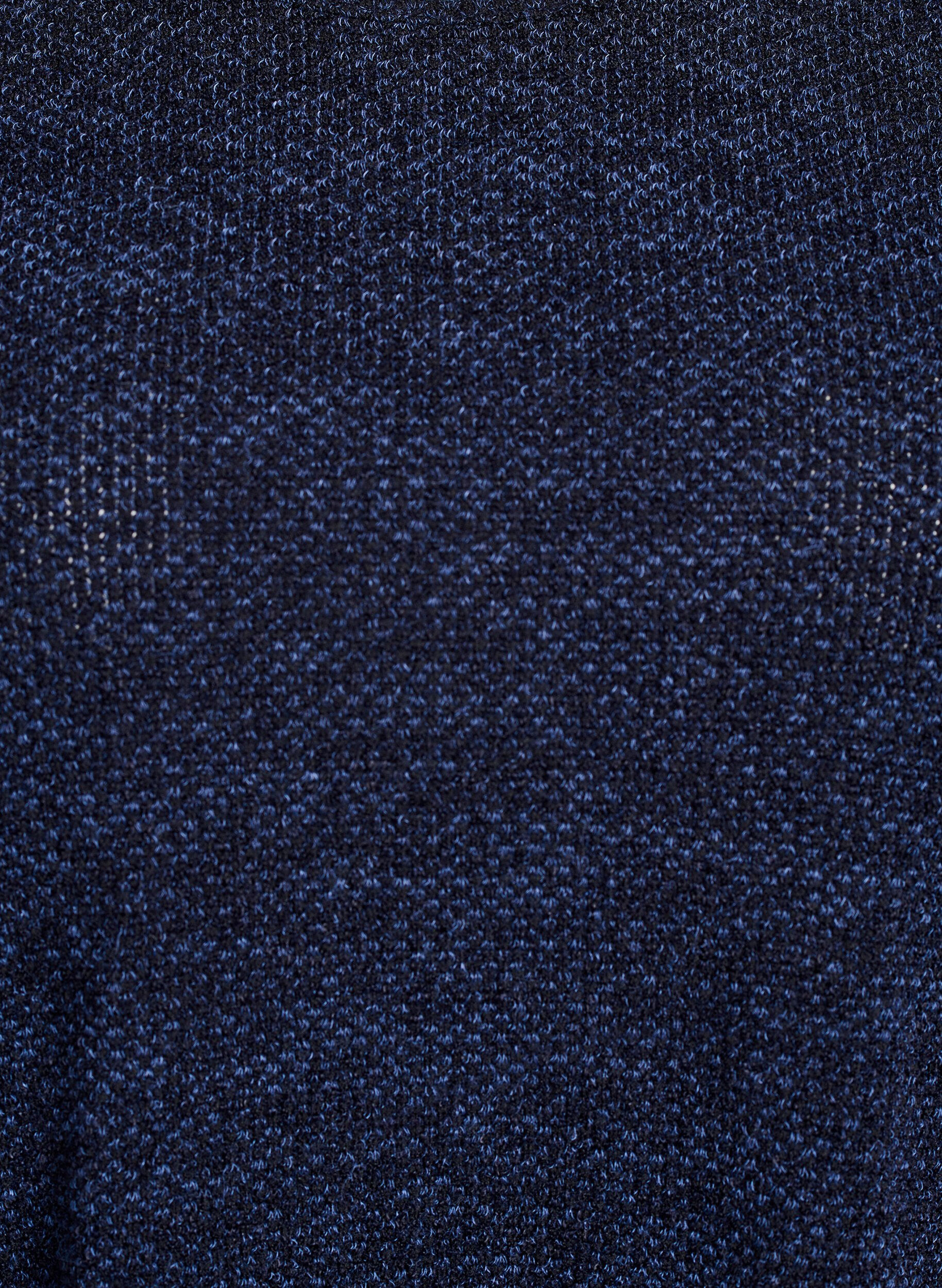 Zizzi Bluzka z dlugim rekawem ze struktura, Niebieskie, Packshot image number 2