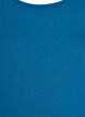 Podstawowy top bawelniany w jednolitym kolorze, Niebieskie, Packshot image number 2