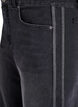 Jeansy o szerokim kroju z pionowymi elementami z denimu, Ciemnoszary, Packshot image number 2