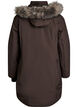 Nieprzemakalna parka z kapturem, Brązowy, Packshot image number 1