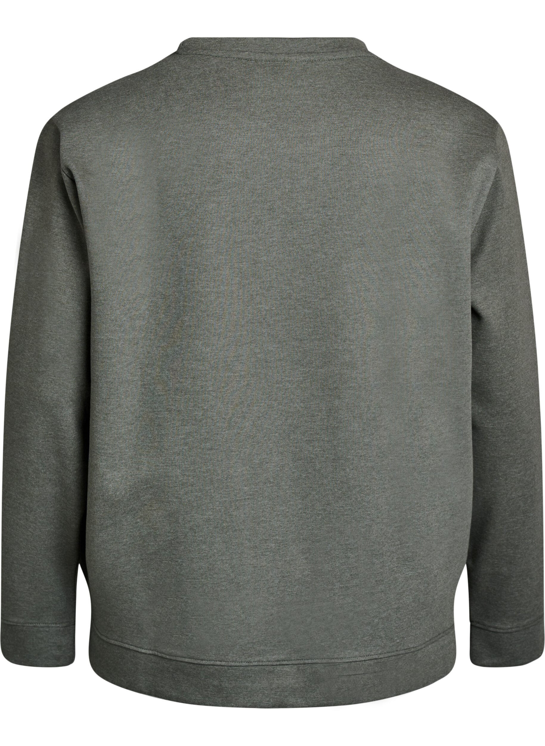 ZizziBluza z okraglym dekoltem, Zielony, Packshot image number 1