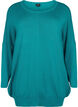 Dzianinowa tunika z mieszanki wiskozy, Deep Lake, Packshot image number 0
