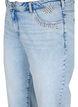 Cropped Vera jeans with studs, Light blue denim, Packshot image number 2