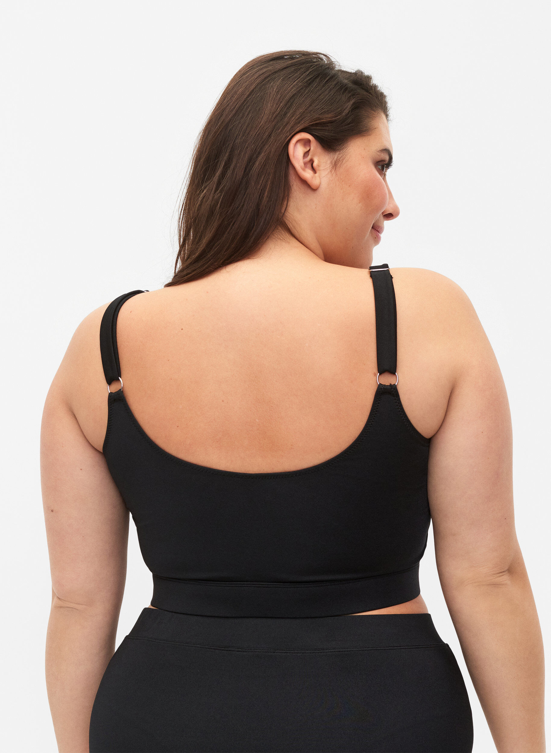 Zizzi G&oacute;ra od bikini z regulowanymi ramiaczkami, Black, Model image number 1