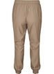Loose viscose trousers with elastic borders and pockets, Timber Wolf, Packshot image number 1