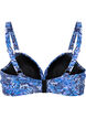 G&oacute;ra od bikini z fiszbinami i wzorem, Niebieskie, Packshot image number 1
