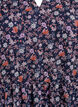 Tunika z kwiatowym nadrukiem i brokatowymi nicmi, Niebieskie, Packshot image number 2