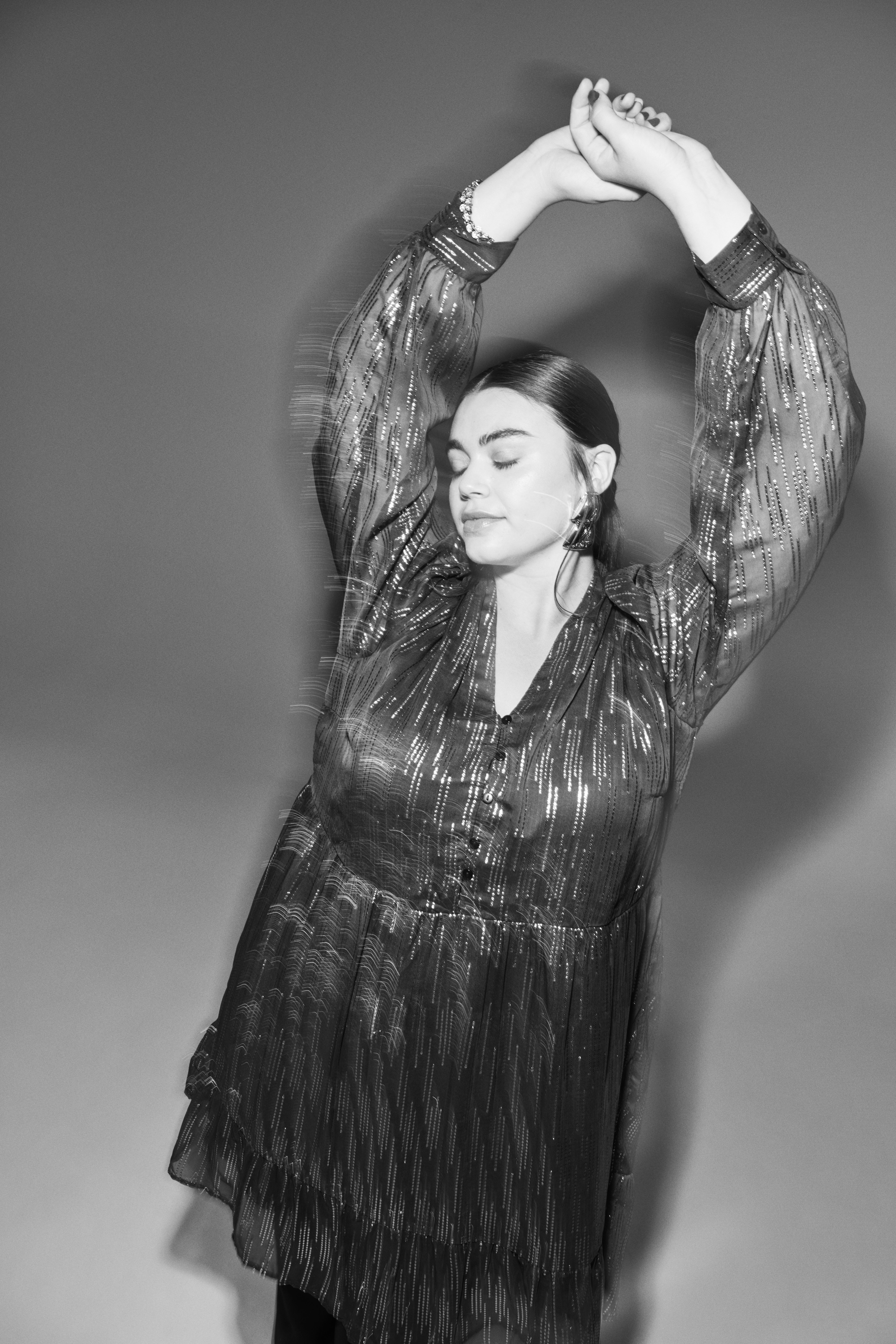 Zizzi Sukienka z brokatem, , Model