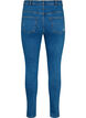 Obcisle jeansy z rozdarciami, Blue denim, Packshot image number 1