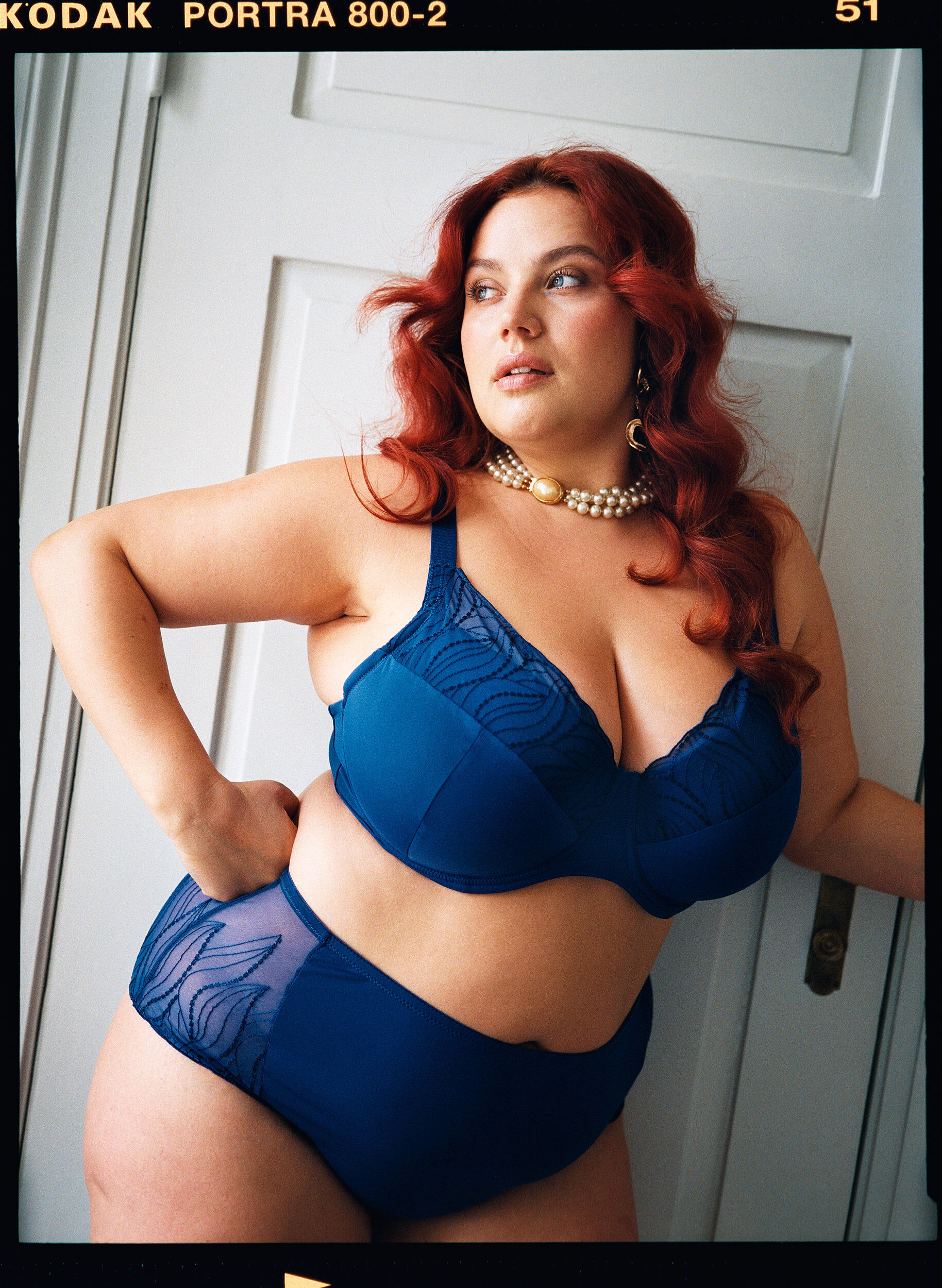 Zizzi Majtki typu hipster z mikrofibry, z koronka po bokach, Niebieskie, Image image number 0