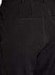 Dopasowane spodnie z wysokim stanem i prostymi nogawkami, Czarne, Packshot image number 3