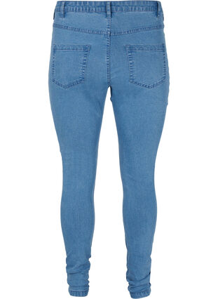 Bardzo waskie jeansy Amy z wysokim stanem, Light blue, Packshot image number 1
