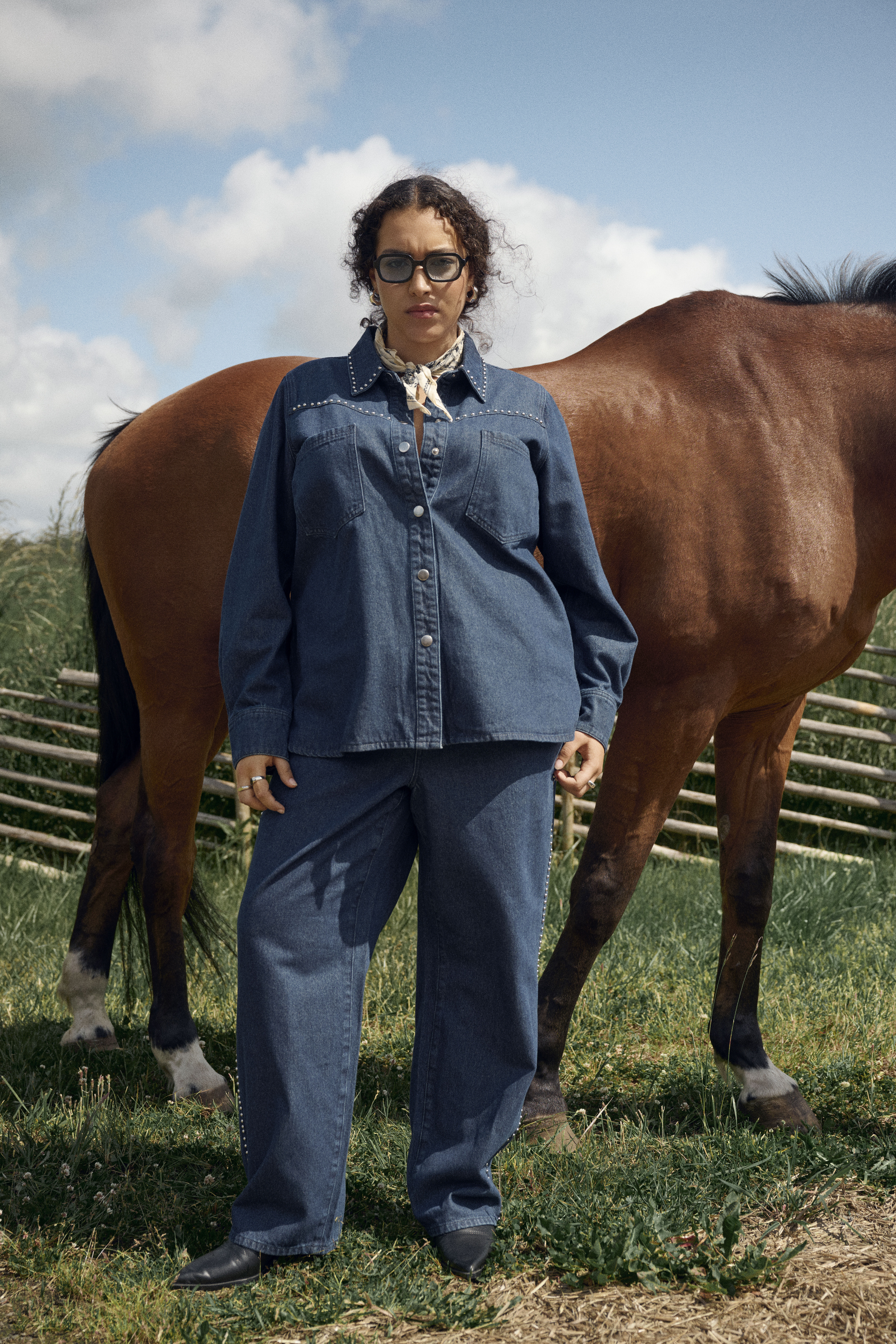 Zizzi Dopasowany zestaw dżinsowy, , Model