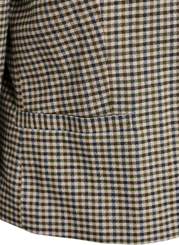 Krótka kurtka ze zlotymi guzikami, Brązowy, Packshot image number 3