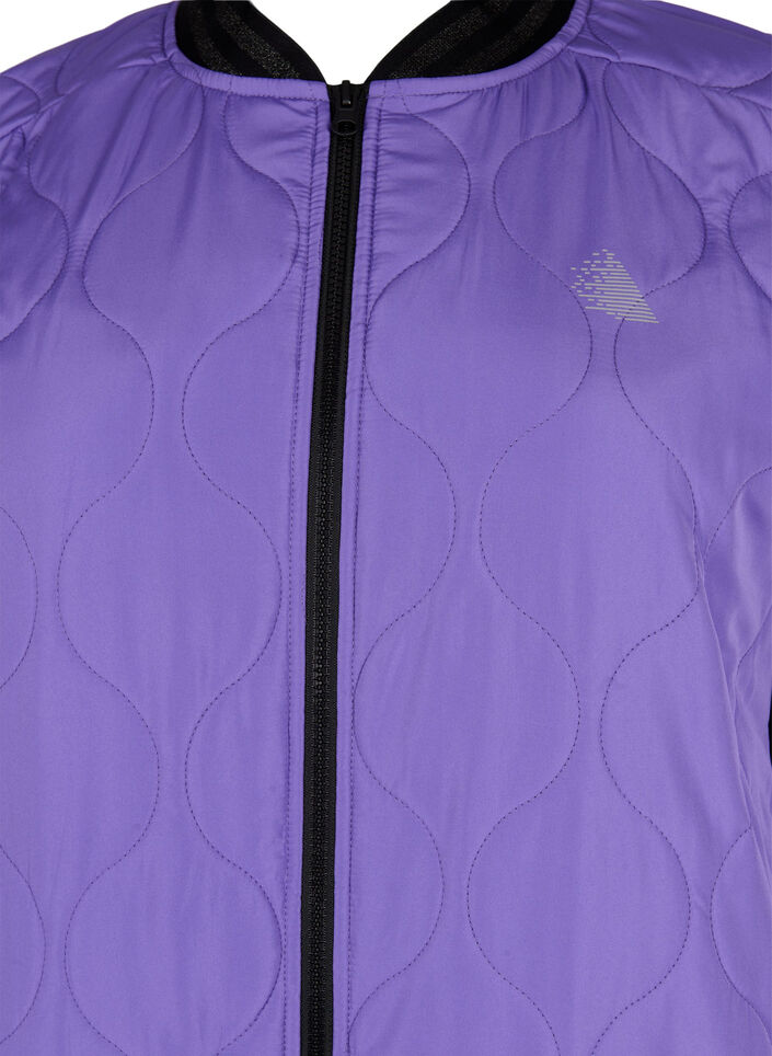 Bomberka z kieszeniami i brokatem, Passion Flower, Packshot image number 2