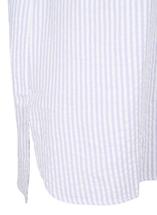Koszula w paski z kieszeniami na piersi, White/LavenderStripe, Packshot image number 2