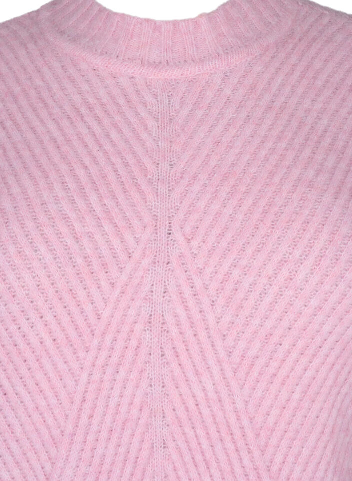 Sweter w paski z dlugimi rekawami, Corsage Mel., Packshot image number 2