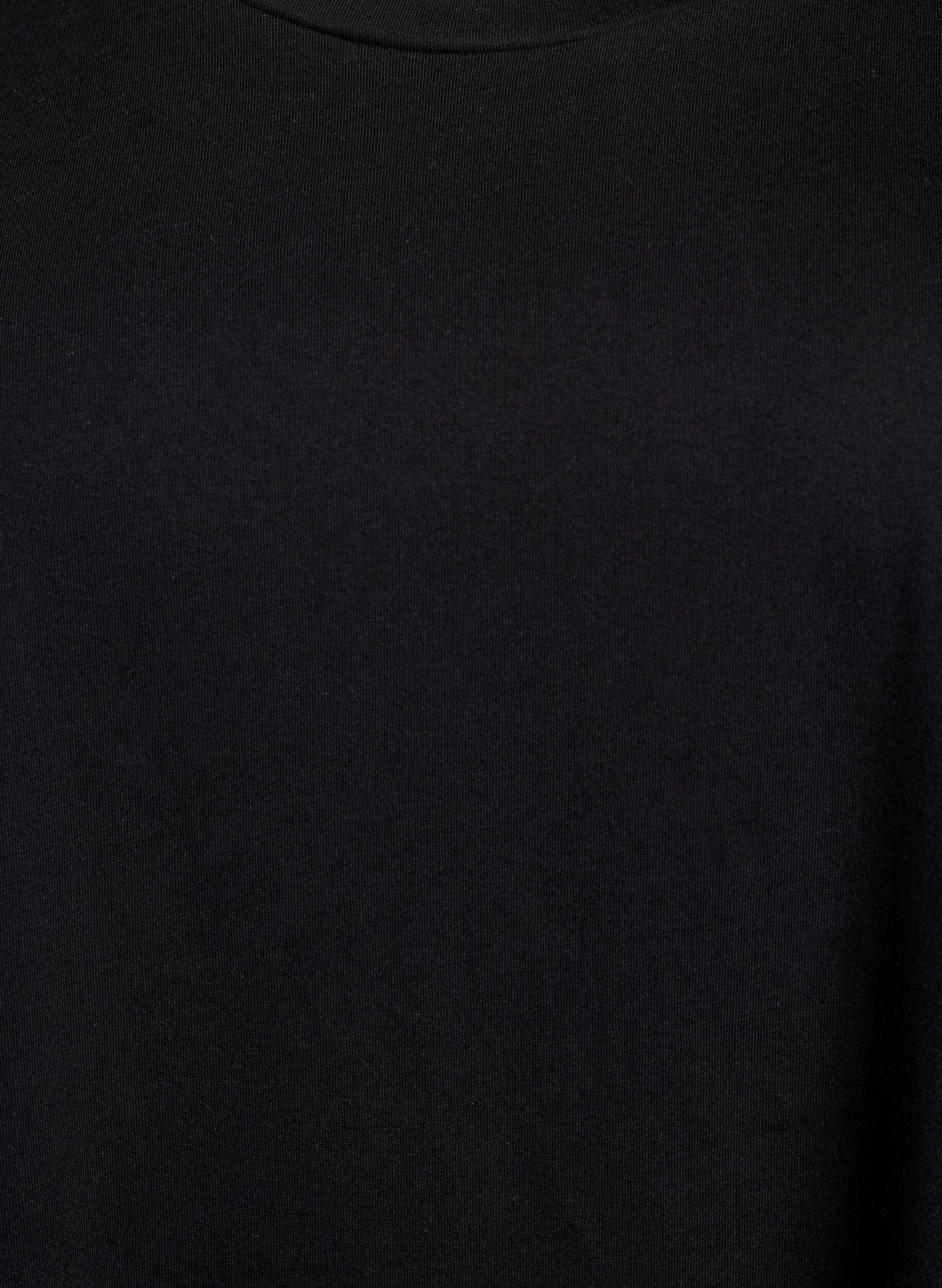 Zizzi2-pack T-shirt z kr&oacute;tkim rekawem, Czarne, Packshot image number 3