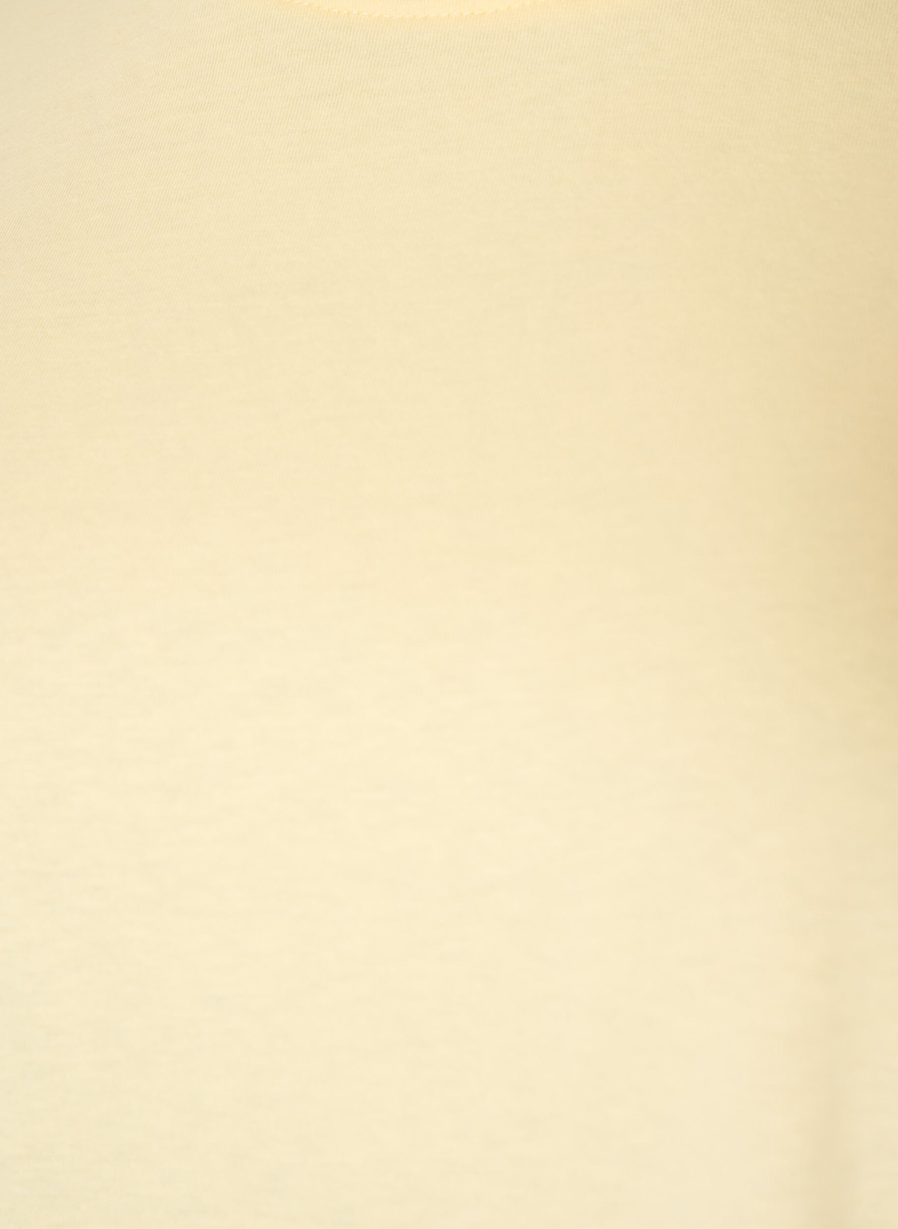 ZizziT-shirt z asymetrycznym koronkowym wykonczeniem, Ż&oacute;łty, Packshot image number 2