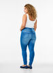 Super waskie jeansy Amy z wysokim stanem, Light blue, Model image number 1