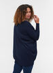 Dzianinowy sweter z okraglym dekoltem, Navy Blazer, Model image number 1