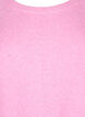Dzianinowa bluzka z okraglym dekoltem, Begonia Pink Mel., Packshot image number 2