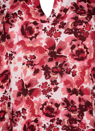 Bawelniana sukienka w kwiaty, Pink AOP Flower, Packshot image number 2