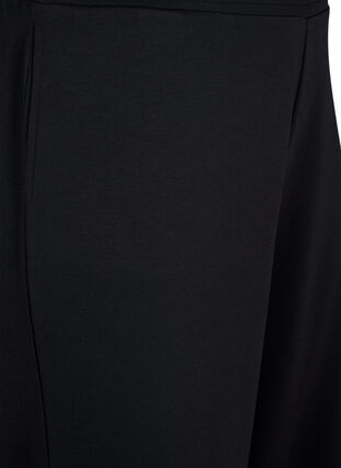 Spodnie 7/8 z modalu z kieszeniami, Black, Packshot image number 2