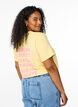 Koszulka z bawelny organicznej z nadrukiem na plecach, Ż&oacute;łty, Model image number 2