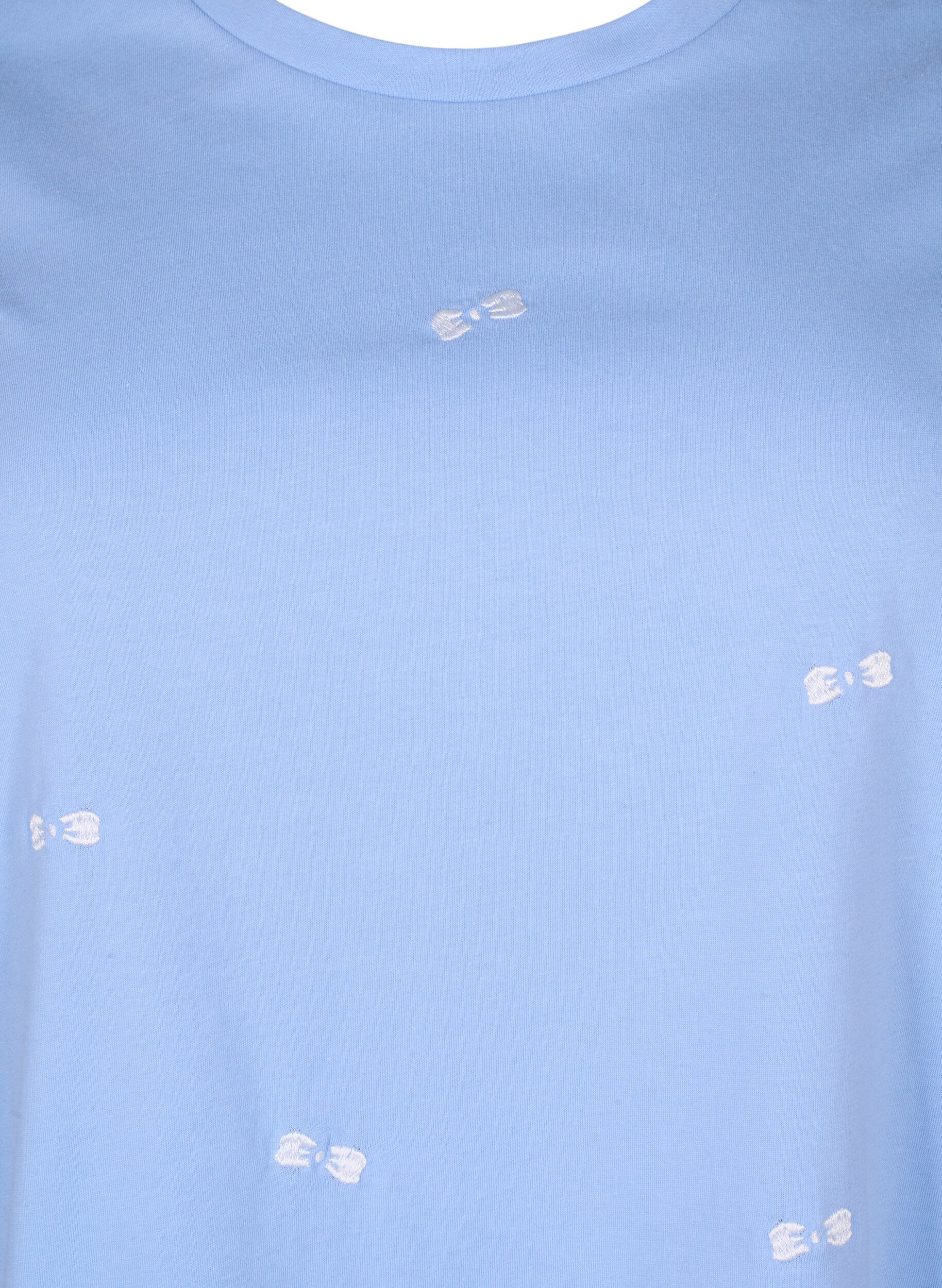 Zizzi Koszulka z&nbsp;organicznej bawelny z&nbsp;kokardkami, Serenity W. Bow Emb., Packshot image number 2