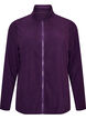 Bluza polarowa z suwakiem i wysokim kolnierzem, Fioletowy, Packshot image number 0