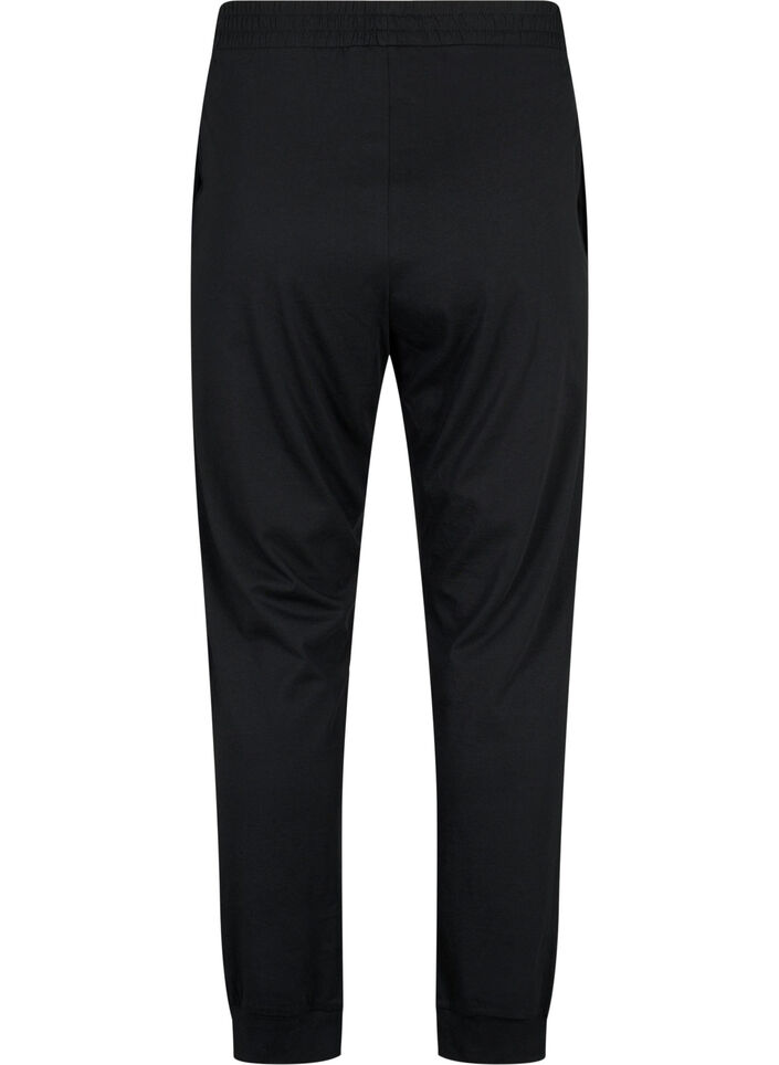 Bawelniana pizama, Czarne, Packshot image number 1