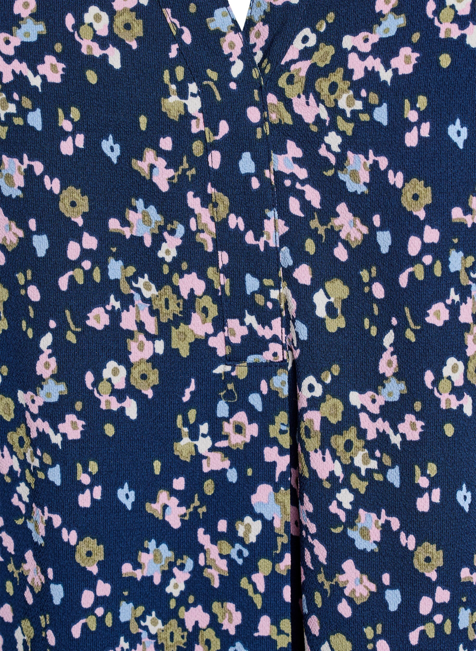 Zizzi Bluzka z kr&oacute;tkim rekawem i dekoltem w szpic, R&oacute;żowy, Packshot image number 2