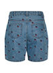 Naszyte szorty jeansowe, Niebieskie, Packshot image number 1