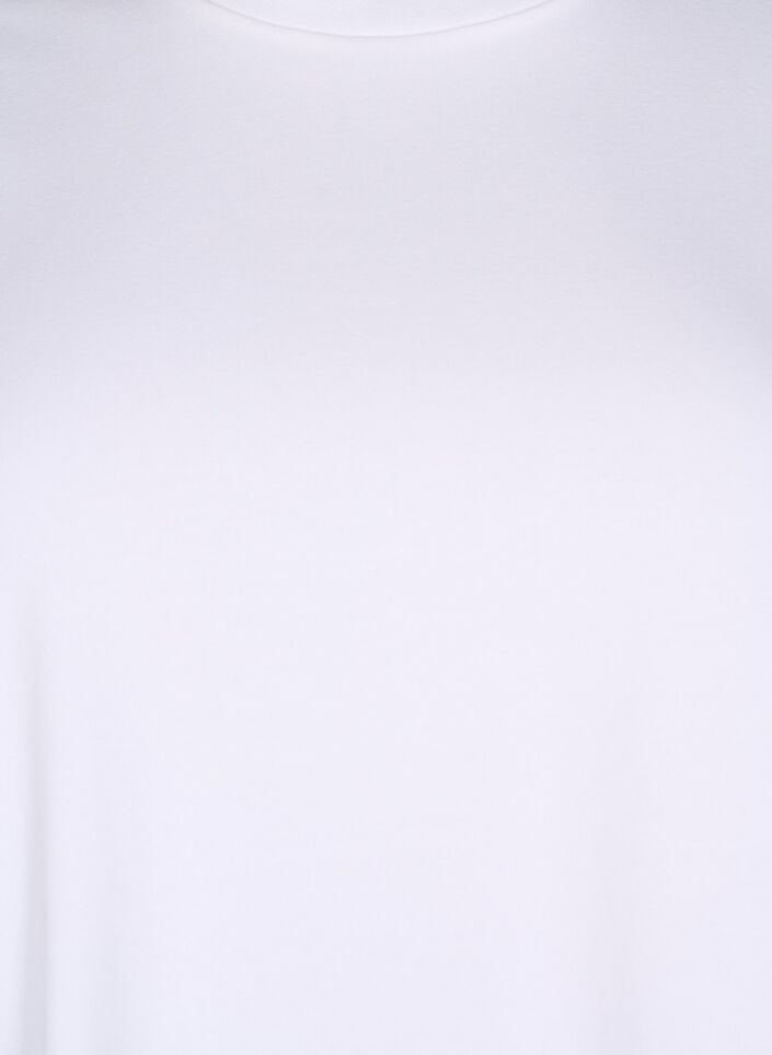 Koszulka z bawelny organicznej z okraglym dekoltem, Bright White, Packshot image number 2