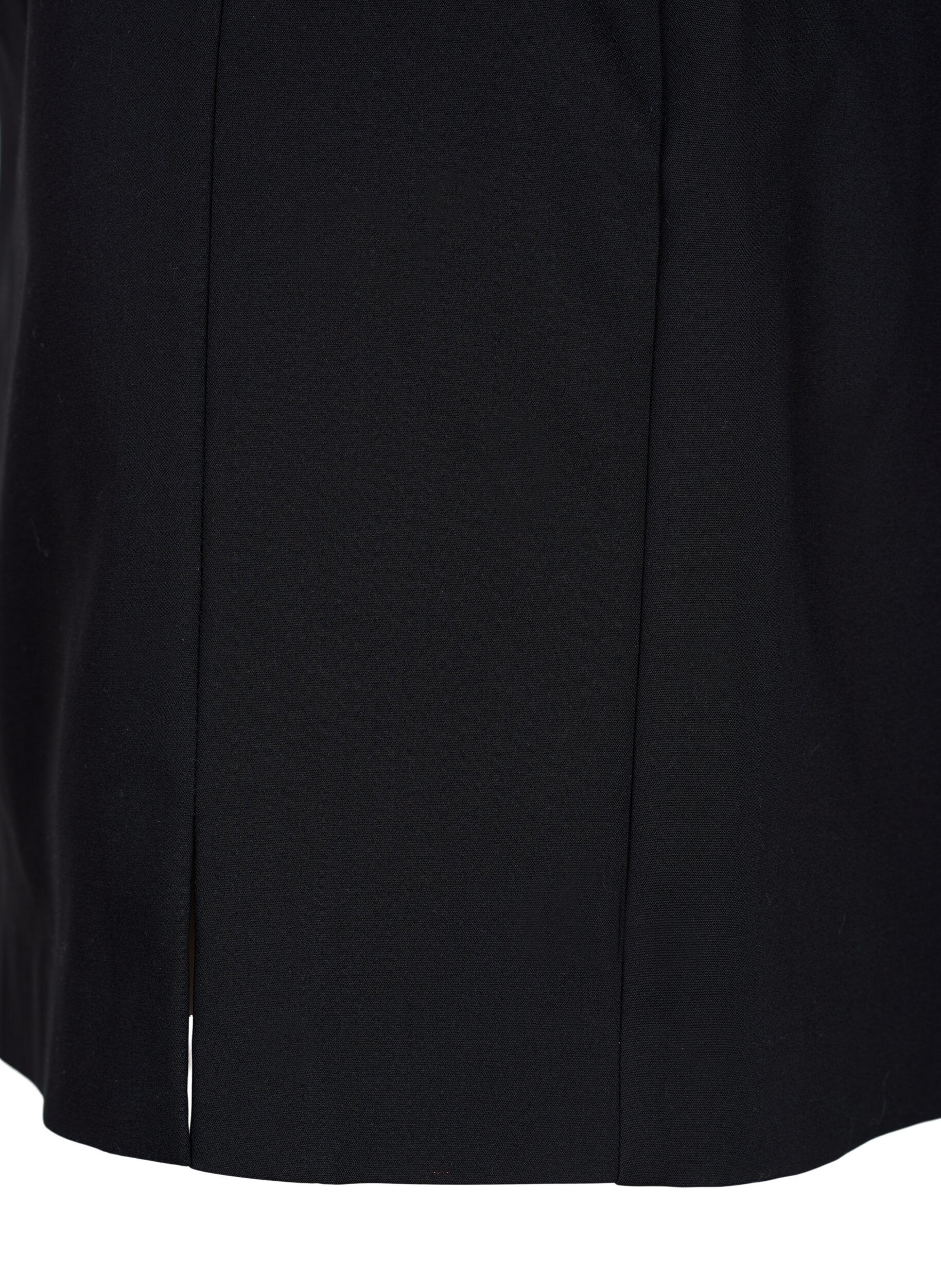 Zizzi Kr&oacute;tka sp&oacute;dnica z rozcieciem, Black, Packshot image number 3