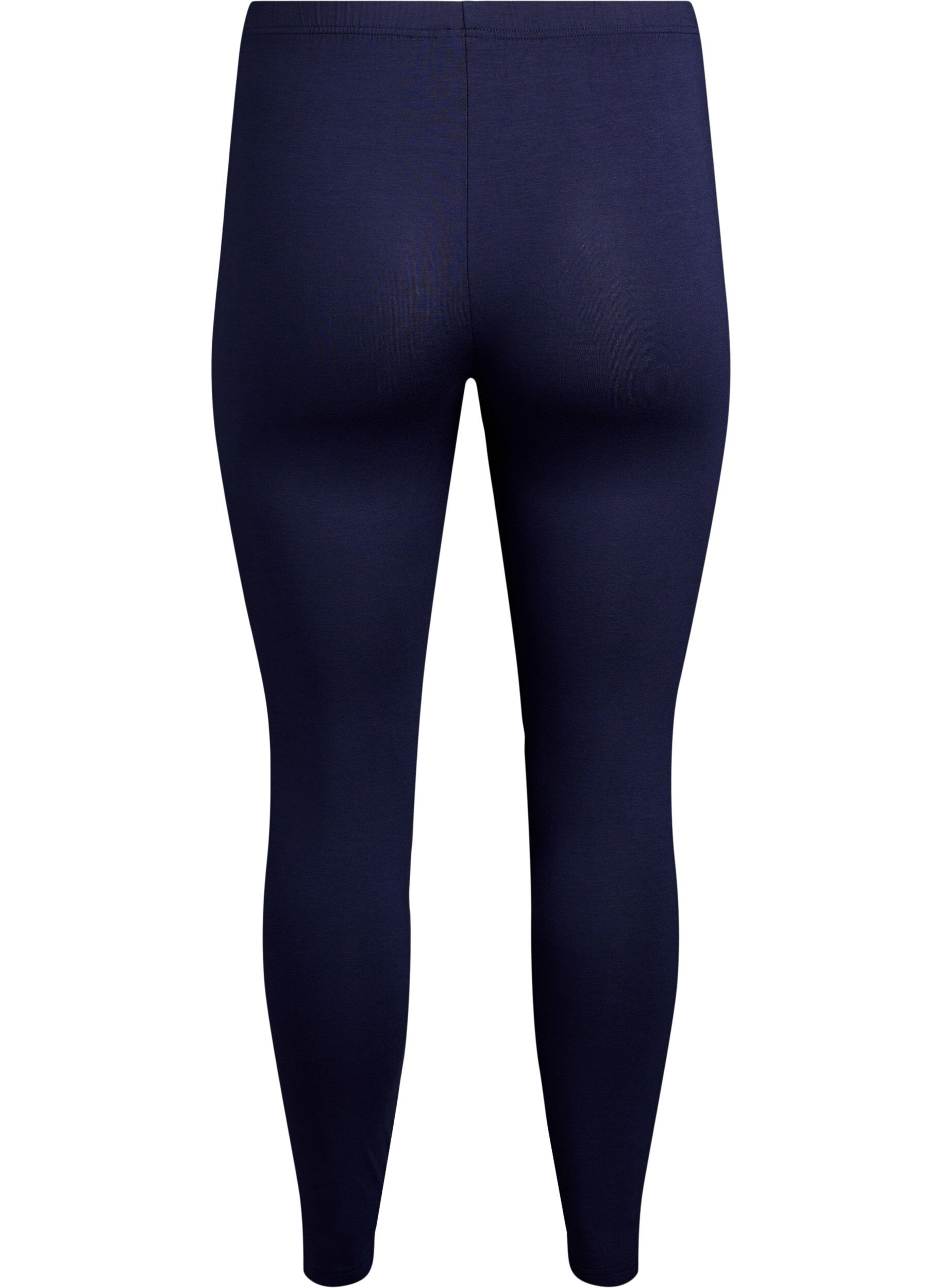 Zizzi Legginsy Basic o przedluzonej dlugosci, Niebieskie, Packshot image number 1